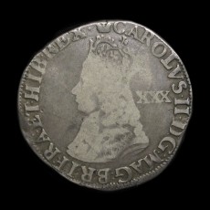 Charles II halfcrown obverse