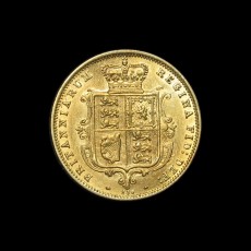 Victoria half sovereign reverse