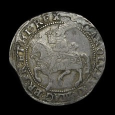 Charles I halfcrown obverse