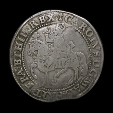 Charles I halfcrown obverse