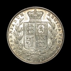Victoria halfcrown reverse