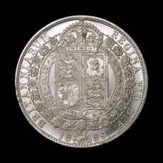 Victoria halfcrown reverse