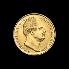 William IV sovereign obverse