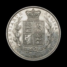 Victoria halfcrown reverse