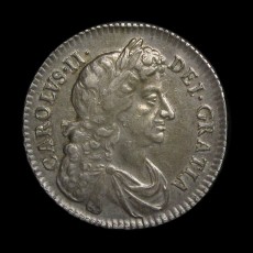 Charles II halfcrown obverse