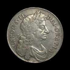 Charles II halfcrown obverse