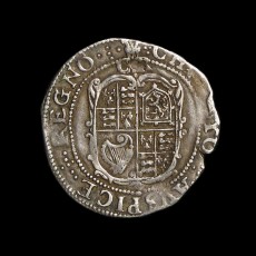 Charles I sixpence reverse
