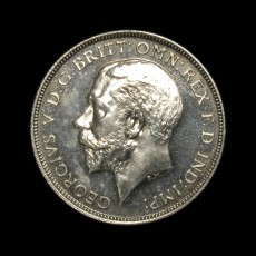 George V proof florin obverse