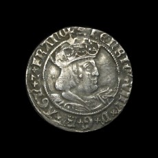 Henry VIII groat obverse