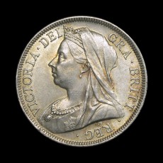 Victoria halfcrown obverse