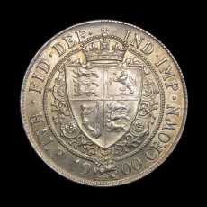 Victoria halfcrown reverse