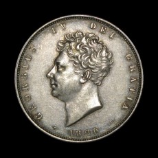 George IV halfcrown obverse