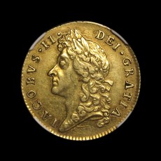 James II guinea obverse