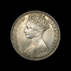 Victoria florin obverse