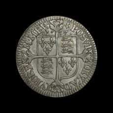 Elizabeth I sixpence reverse