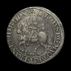Charles I halfcrown obverse