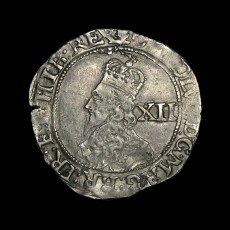 Charles I oxford shilling obverse