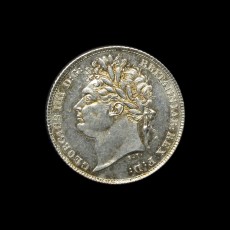 George IV sixpence obverse