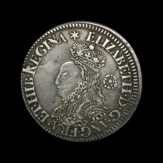 Elizabeth I sixpence obverse