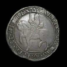 Charles I halfcrown obverse