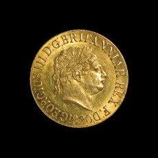George III sovereign obverse