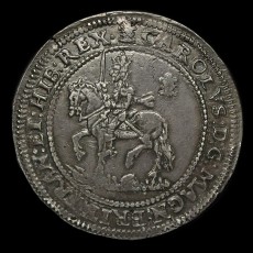 Charles I halfpound obverse
