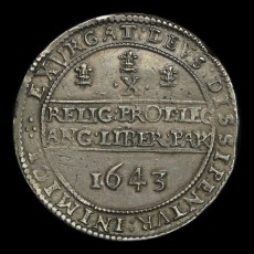 Charles I halfpound reverse