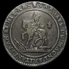 Charles I pound obverse