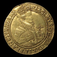 James I unite obverse