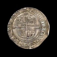 Charles I sixpence reverse