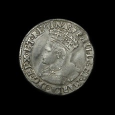 Philip and Mary groat obverse