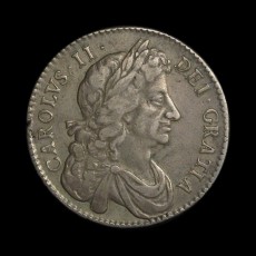 Charles II halfcrown obverse