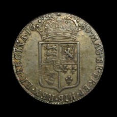 William and Mary halfcrown reverse