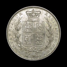 Victoria halfcrown reverse