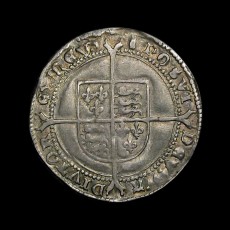 Edward VI sixpence reverse