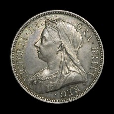 Victoria halfcrown obverse