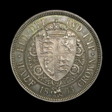 Victoria halfcrown reverse