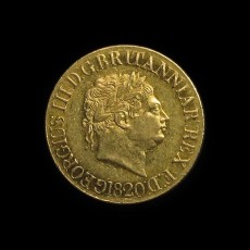 George III sovereign obverse