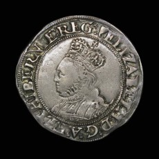 Elizabeth I Irish shilling obverse