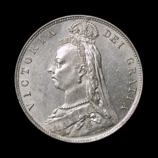 Victoria halfcrown obverse