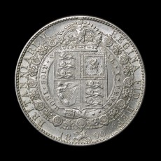 Victoria halfcrown reverse