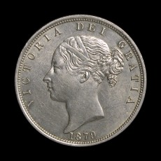 Victoria halfcrown obverse