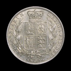 VVictoria halfcrown reverse