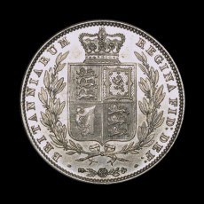 Victoria halfcrown reverse