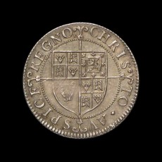 Charles I Briot sixpence reverse