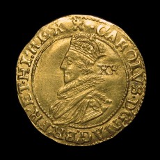 Charles I unite obverse