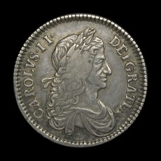 Charles II halfcrown obverse
