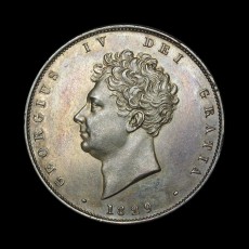 George IV halfcrown obverse
