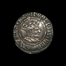 Henry VII halfgroat obverse