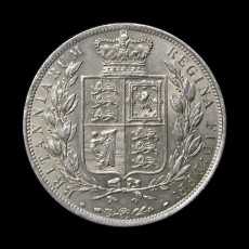 Victoria halfcrown reverse
